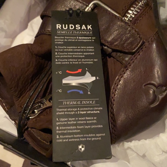 Botillons brun foncé Rudsak jamais portés, pointure 8.5 - Picture 3 of 3